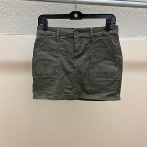 Abercrombie & Fitch Khaki Mini Skirt